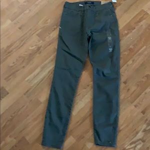 Green Aeropostale high rise jeggings